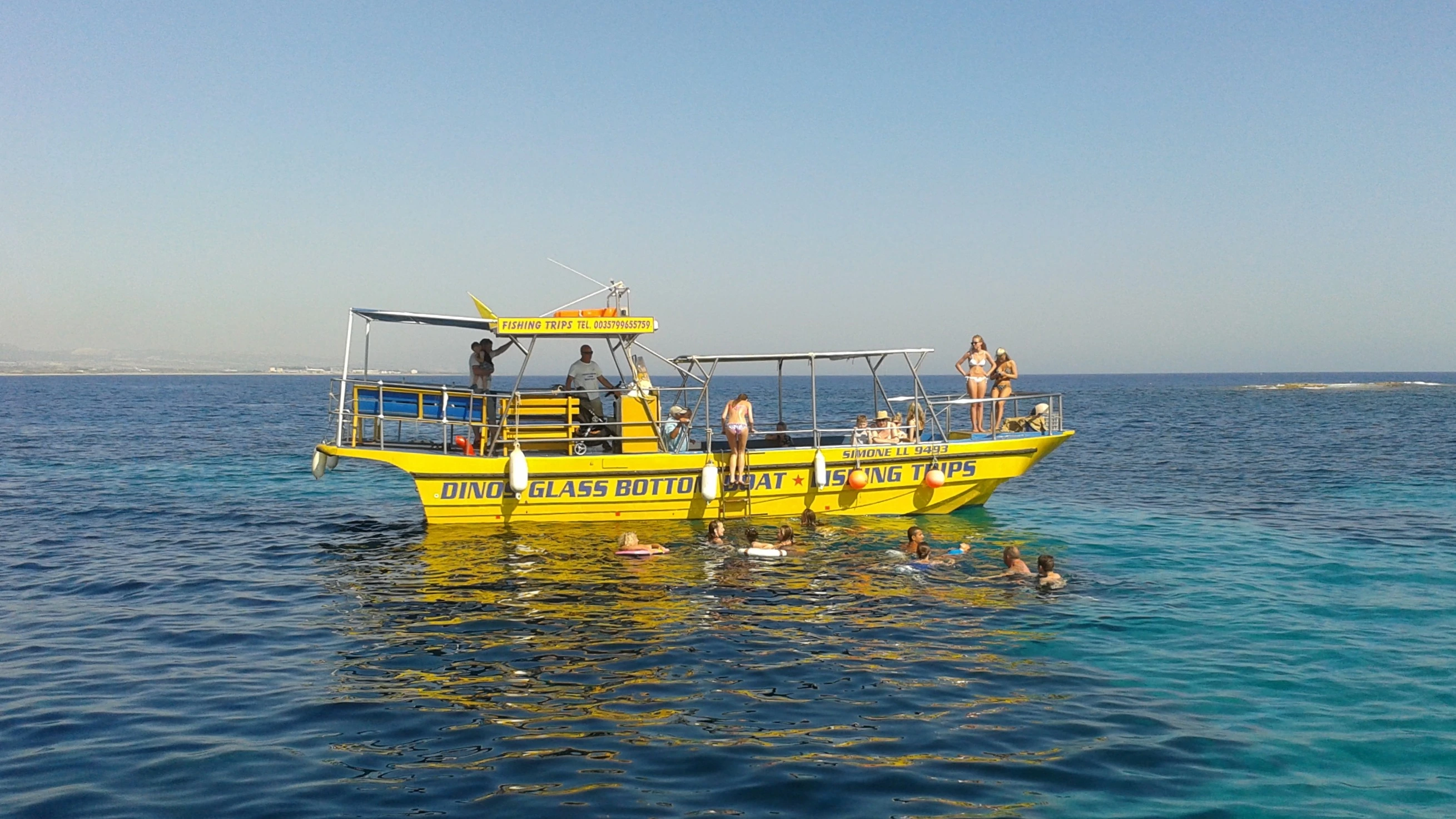 The Yellow Glass Bottom Boat Paphos